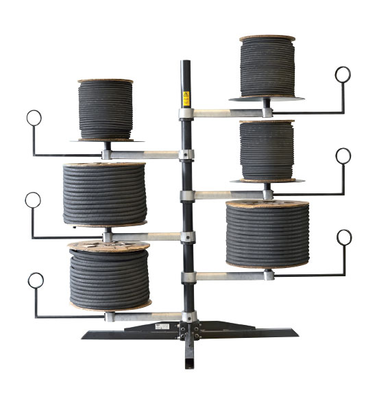 KRACK6H Six Coil Horizontal Hose Rack
