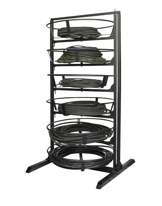 KRACK6H2 Six Coil Horizontal Hose Rack